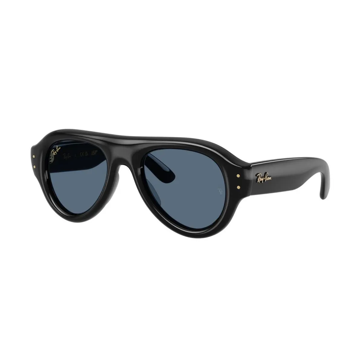 Ray-ban RB 4925 Black / Dark Blue Polyamide Standard 601/80 Size 50 Sunglasses by Ray-Ban