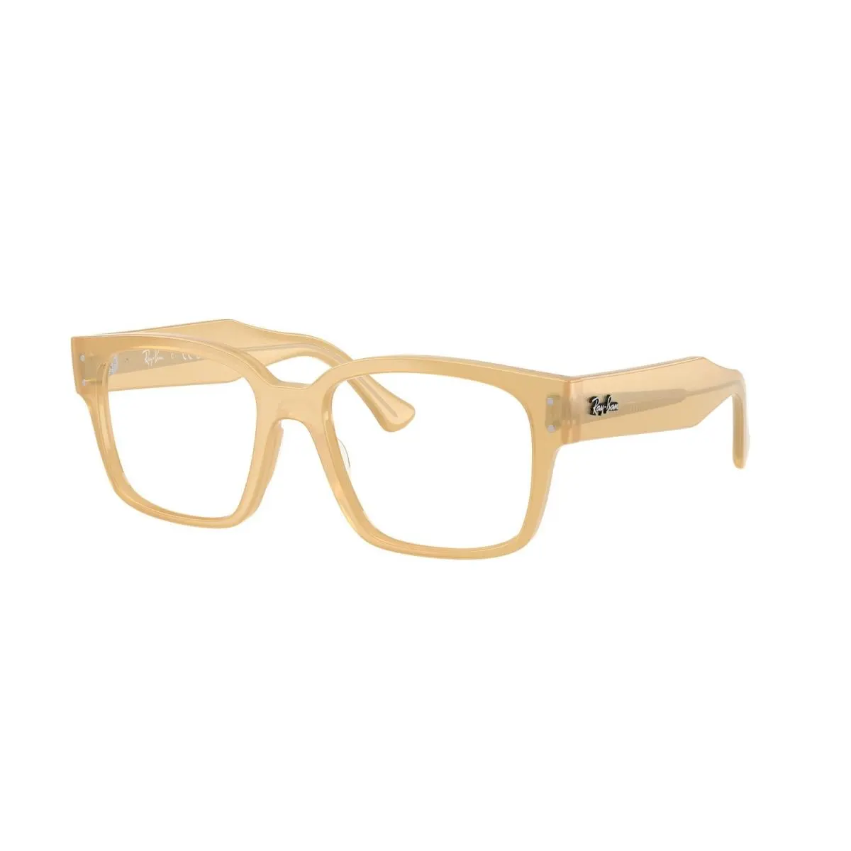 Ray-ban Optical RX 7256 Transparent Beige / Demo Lens 8430 Size 53 Eyeglasses by Ray-Ban