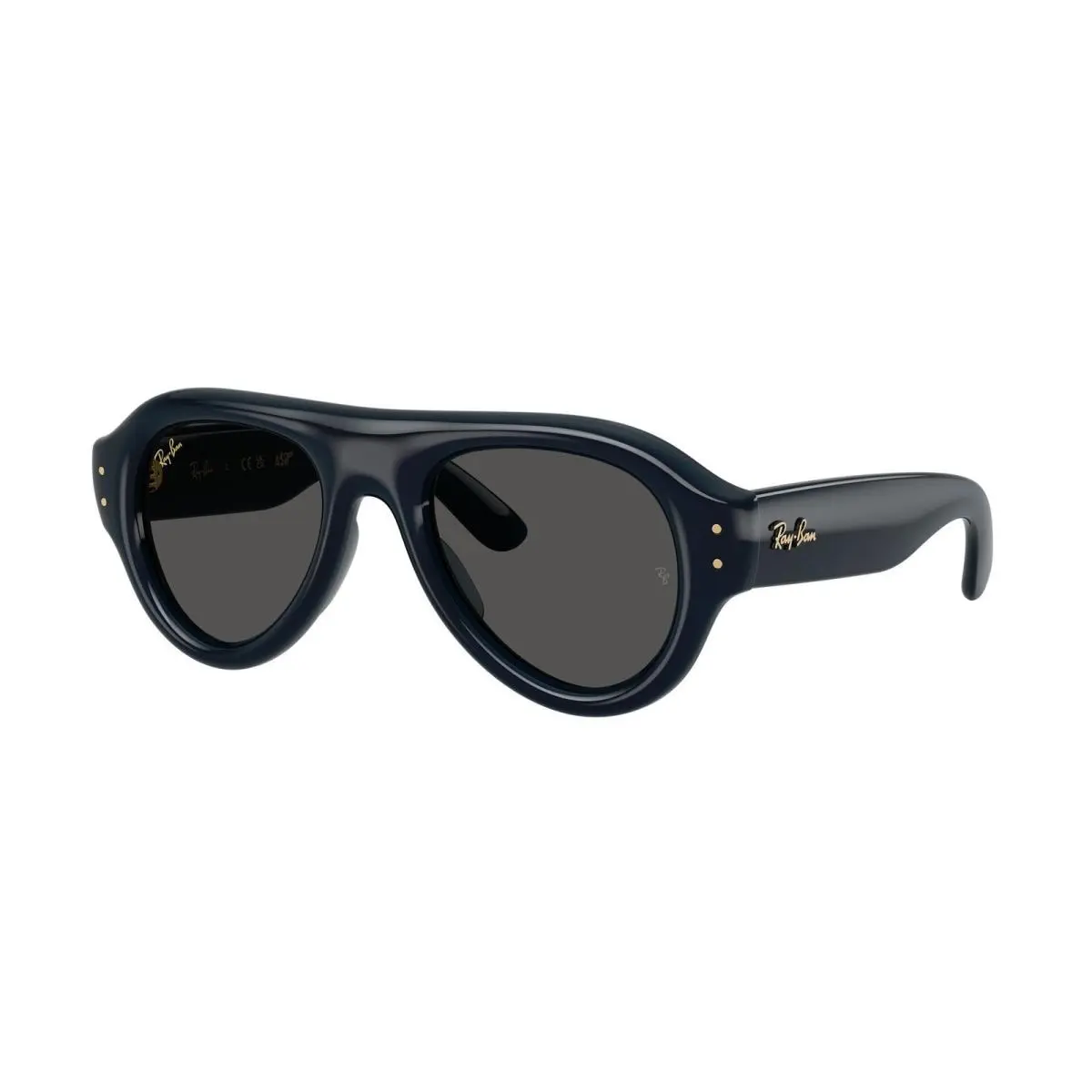 Ray-ban RB 4925 Transparent Dark Blue / Ultra Black 689587 Size 50 Sunglasses by Ray-Ban