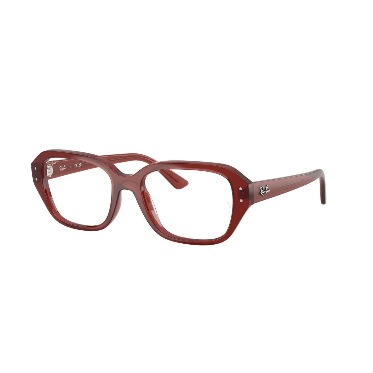 Ray-ban Optical RX 7258 Rusty Brown / Demo Lens 8436 Size 51 Eyeglasses by Ray-Ban