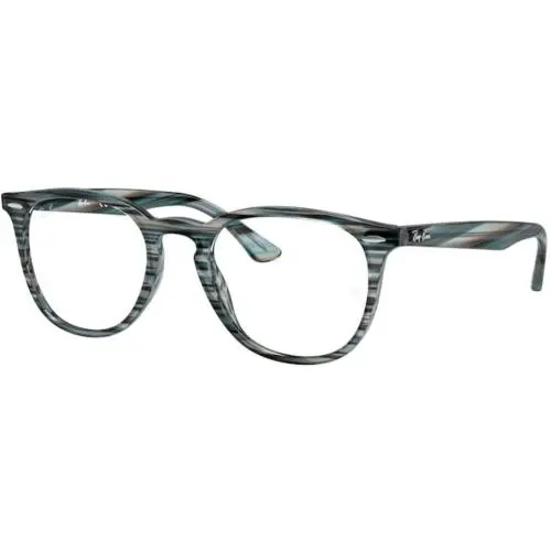 Ray-ban Optical RX 7159 Blue/grey Striped 5750 Size 50 Eyeglasses by Ray-Ban