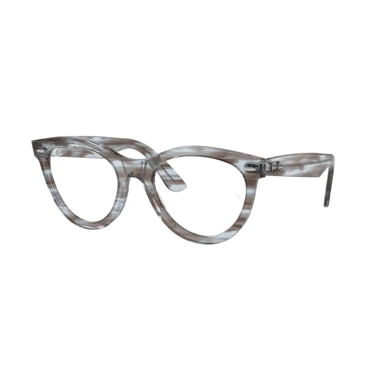 Ray-ban Optical RX 2241 V Wayfarer Way Striped Transpare 8361 Size 51 Eyeglasses by Ray-Ban