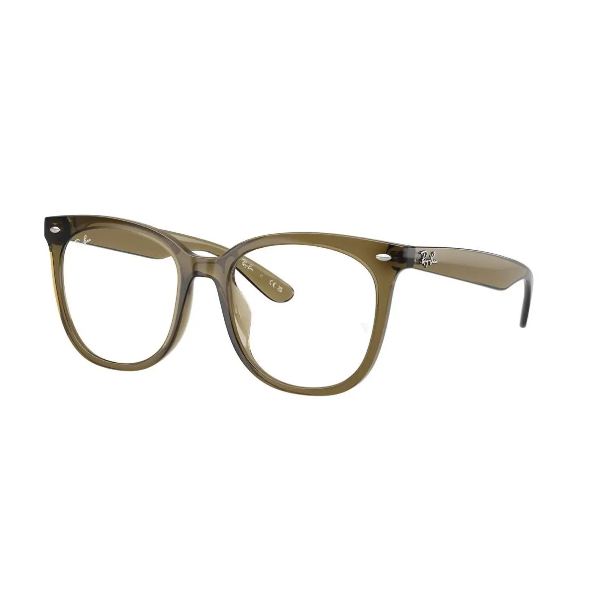 Ray-ban Optical RX 4379 VD Transparent Dark Green 8445 Size 53 Eyeglasses by Ray-Ban