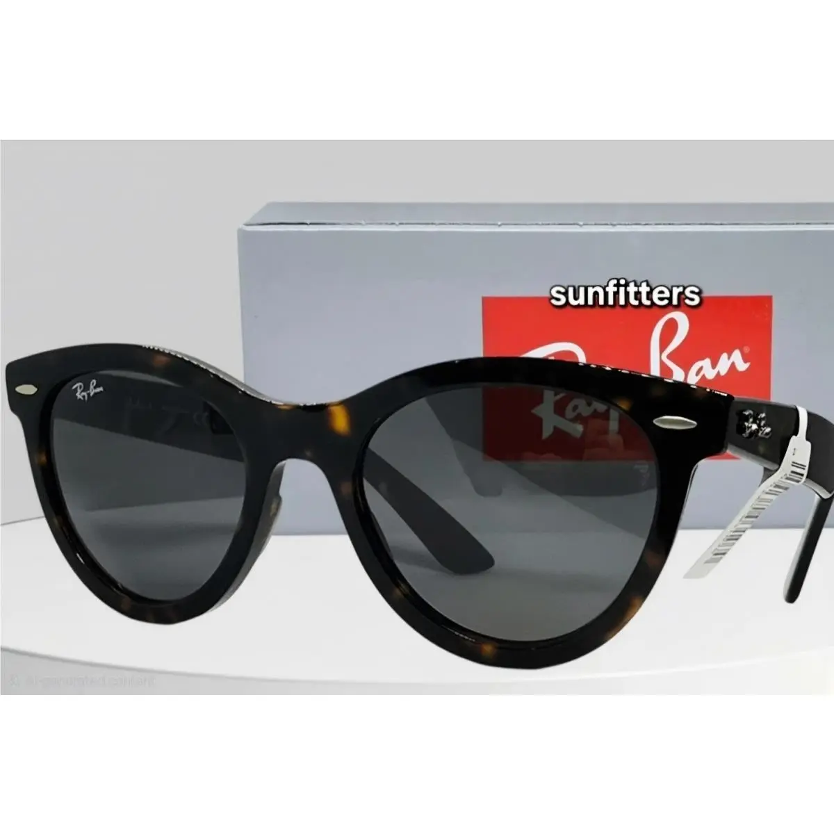 Ray Ban Wayfarer Way Havana Tortoise/dark Grey RB2241 902/B1 54 Sunglasses