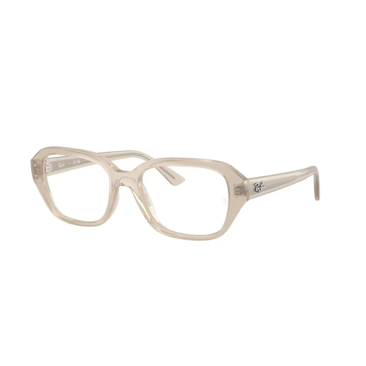 Ray-ban Optical RX 7258 Cloudy Warm White / Demo Lens 8433 Size 51 Eyeglasses