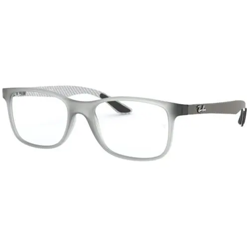 Ray-ban Optical RX 8903 Matte Transparent Grey 5244 Size 53 Eyeglasses