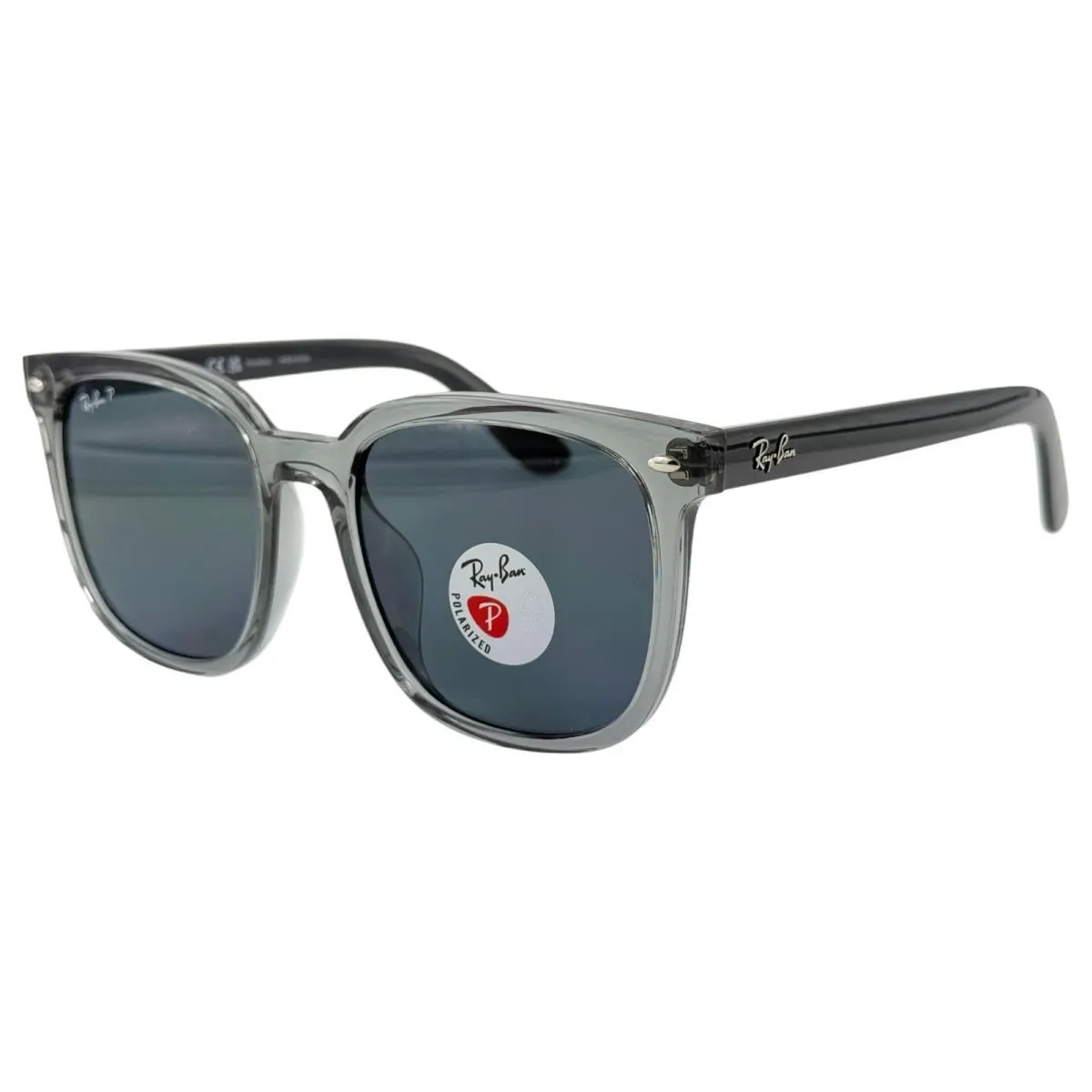 Ray Ban RB4401D Womens Plastic Polarized Sunglass 659981 Transparent Grey 57-20 by Ray-Ban