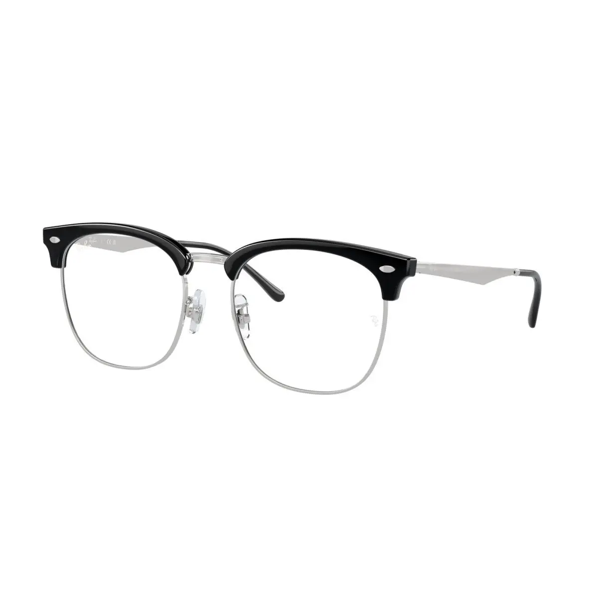 Ray-ban Optical RX 7318 D Black On Silver 2000 Size 54 Eyeglasses