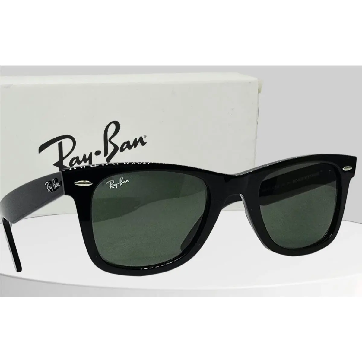 Ray-ban Ray Ban Original Wayfarer Bio-based Ray Ban Wayfarer Bio-based Black/green RB2140 135831 50 Sunglasses