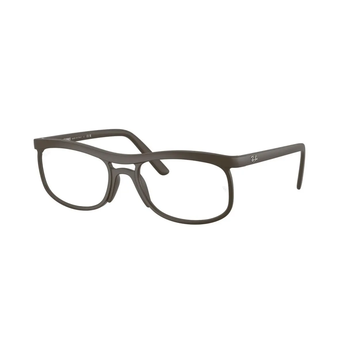 Ray-ban Optical RX 7254 Sand Brown Demo Lens 8063 Size 56 Eyeglasses by Ray-Ban