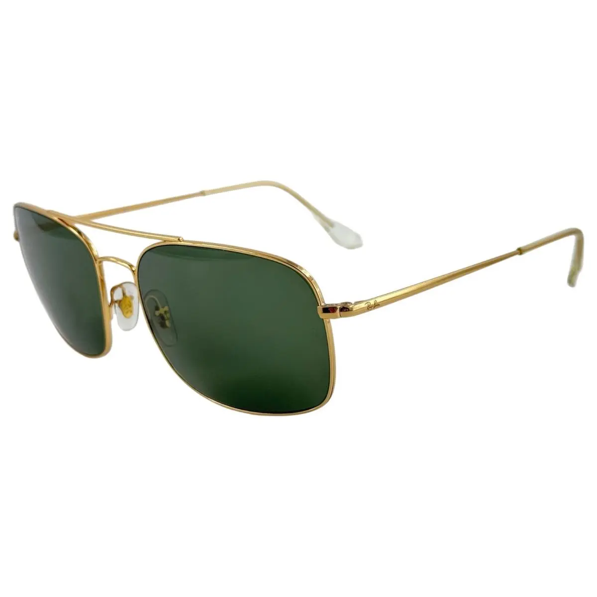 Ray Ban RB3611 Mens Metal Pilot Sunglass 001/31 Gold 60-18 G-15 Green Italy by Ray-Ban