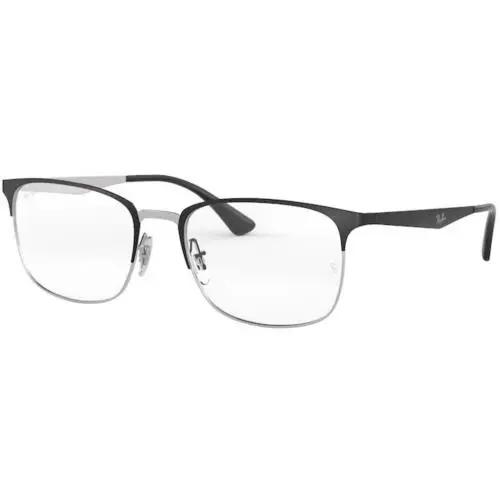Ray-ban Optical RX 6421 Matte Black On Silver 2997 Size 52 Eyeglasses by Ray-Ban