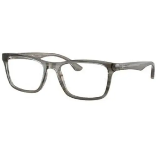 Ray-ban Optical RX 5279 Striped Grey / Demo Lens 8453 Size 53 Eyeglasses by Ray-Ban