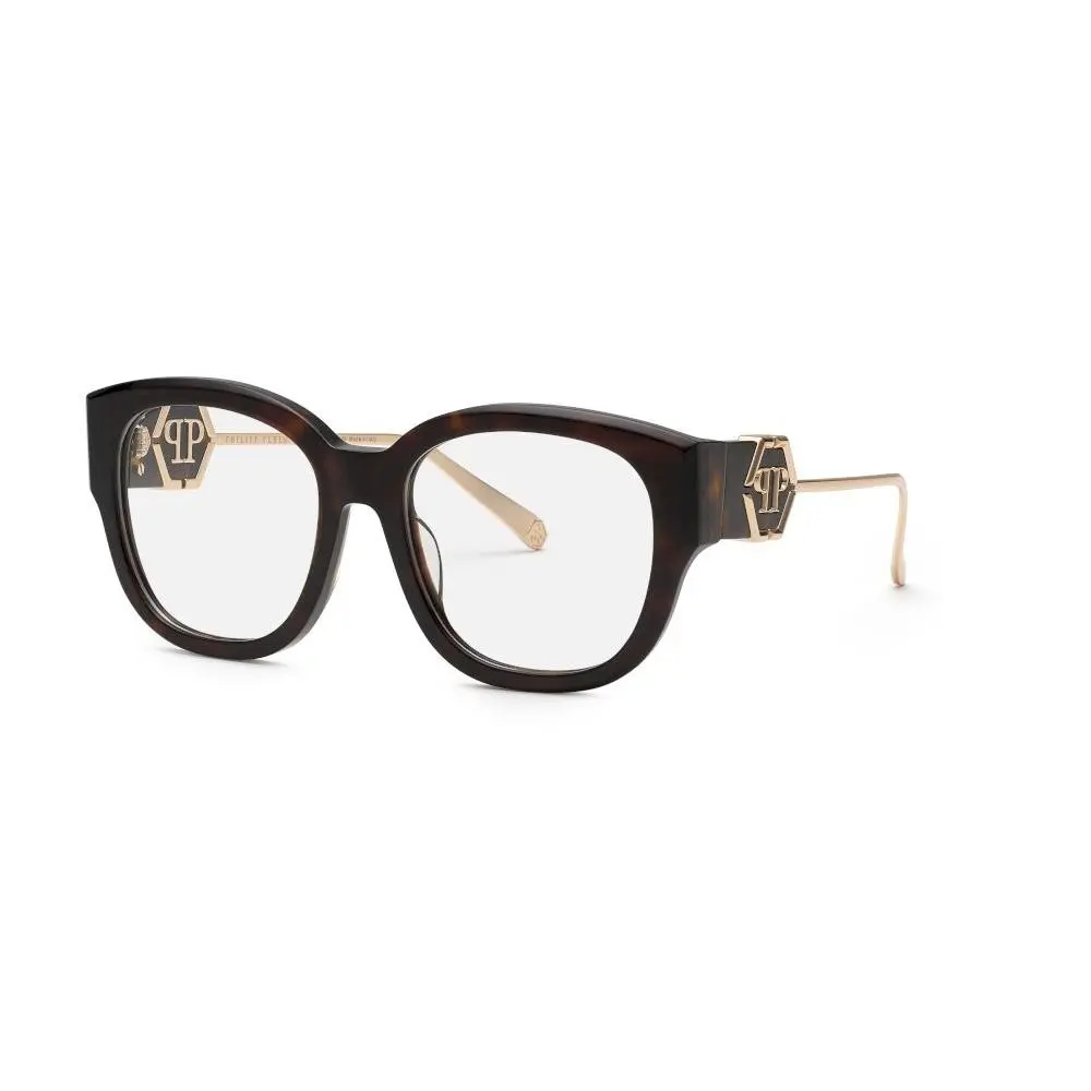 Philipp Plein Women`s 53mm Shiny Dark Havana Eyeglasses VPP124M530722