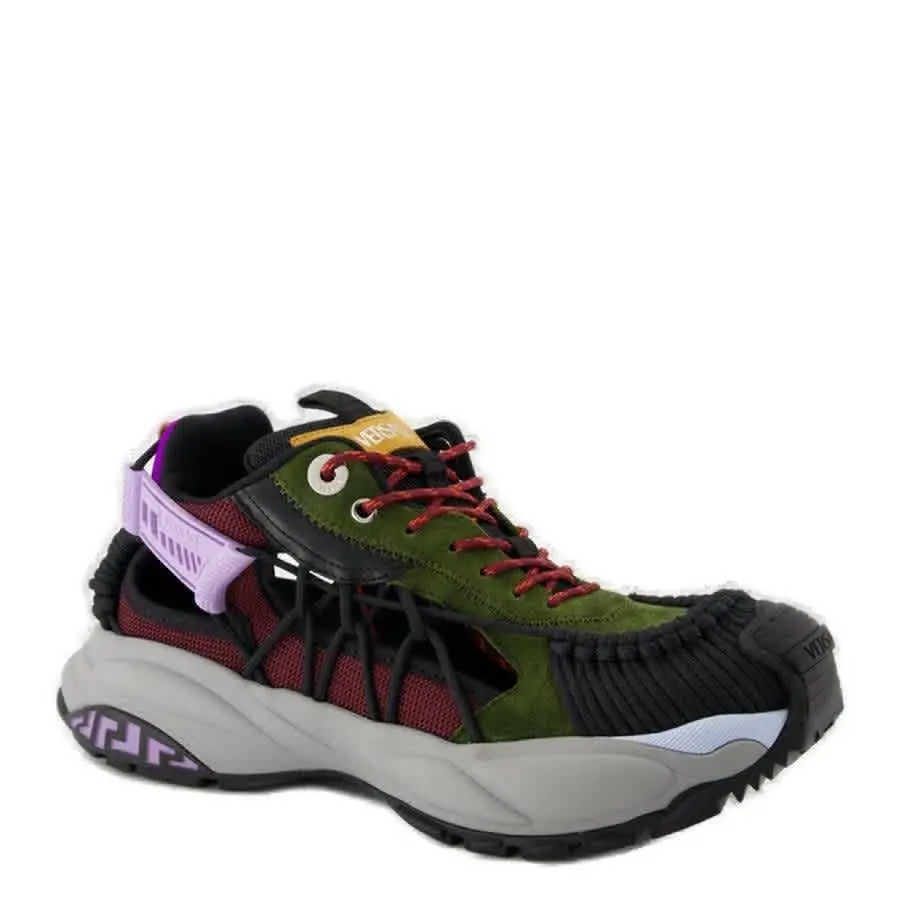 Versace shoes - 1016711-1A12677-ARMY+PLUM+PURPLE-PA - Multi 0