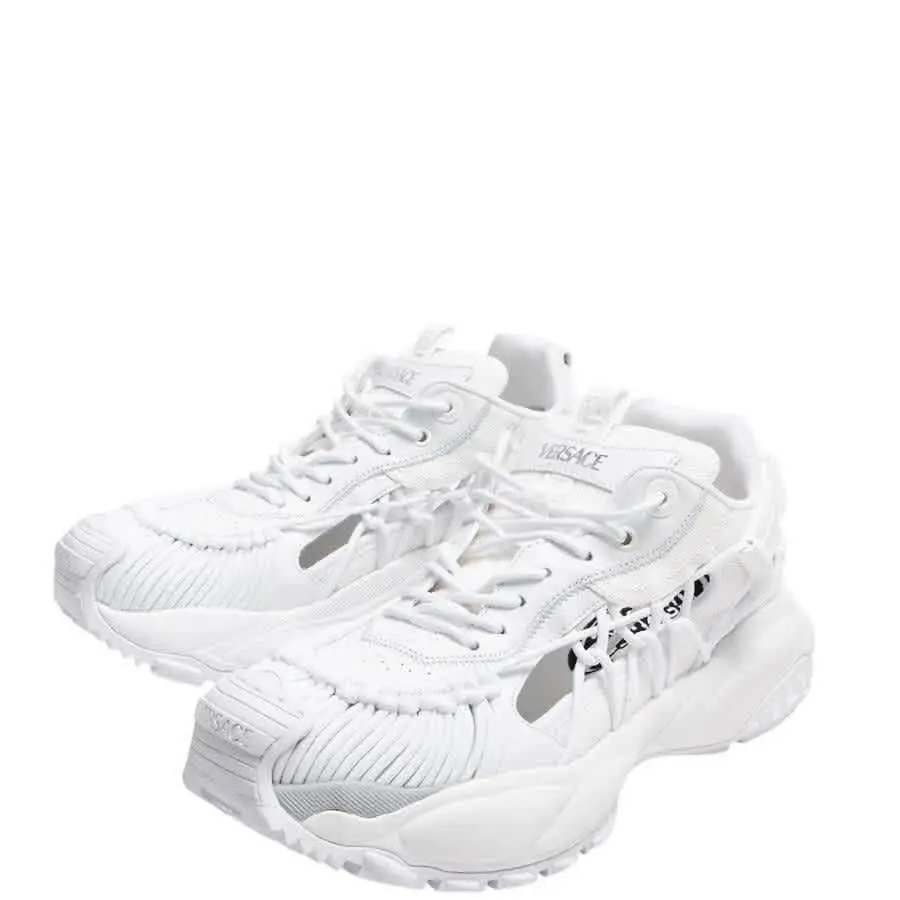Versace shoes - 1016711-1A11861-OPTICAL WHITE - WHITE - White 4