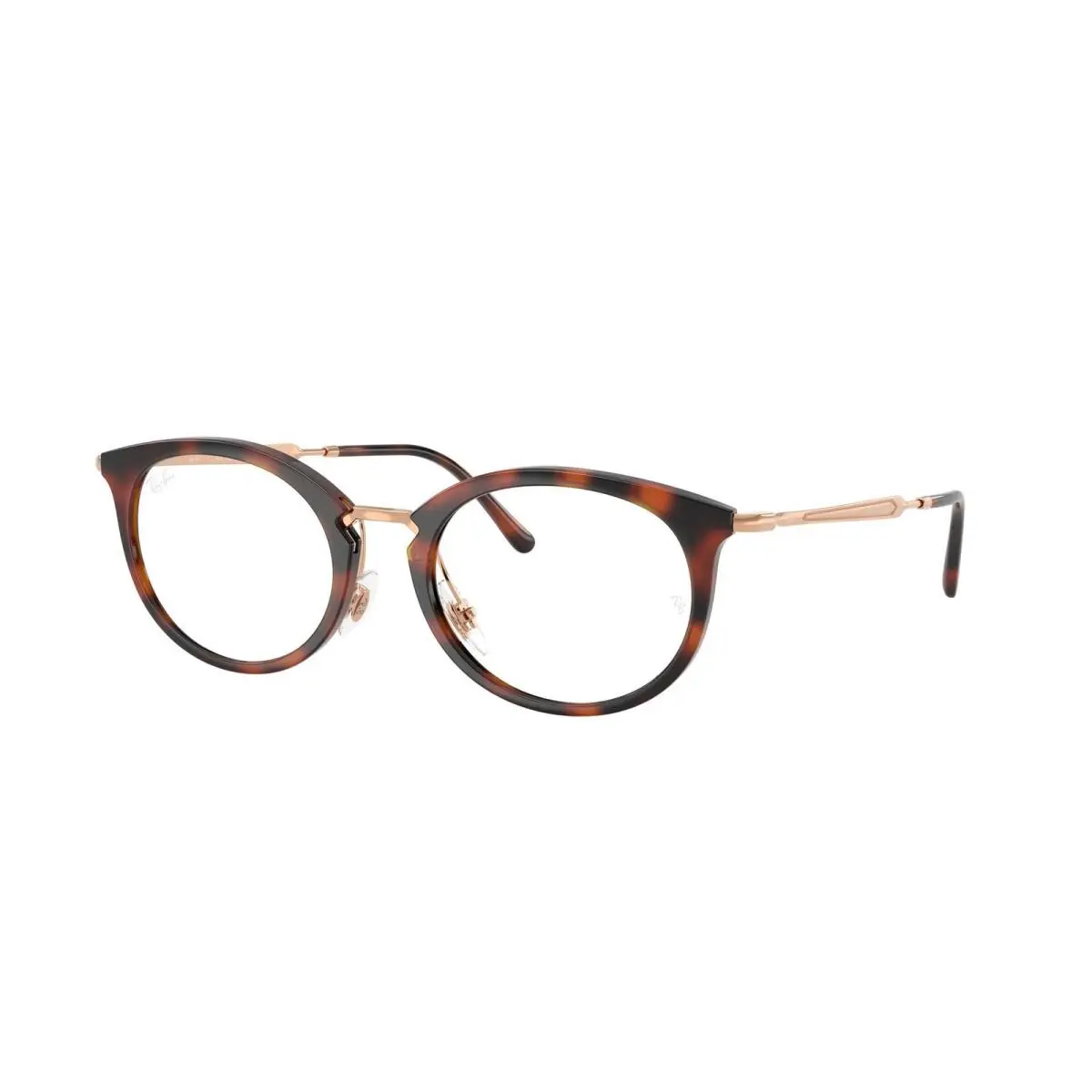 Ray-ban Optical RX 7255 Striped Havana Demo Lens 5687 Size 53 Eyeglasses by Ray-Ban