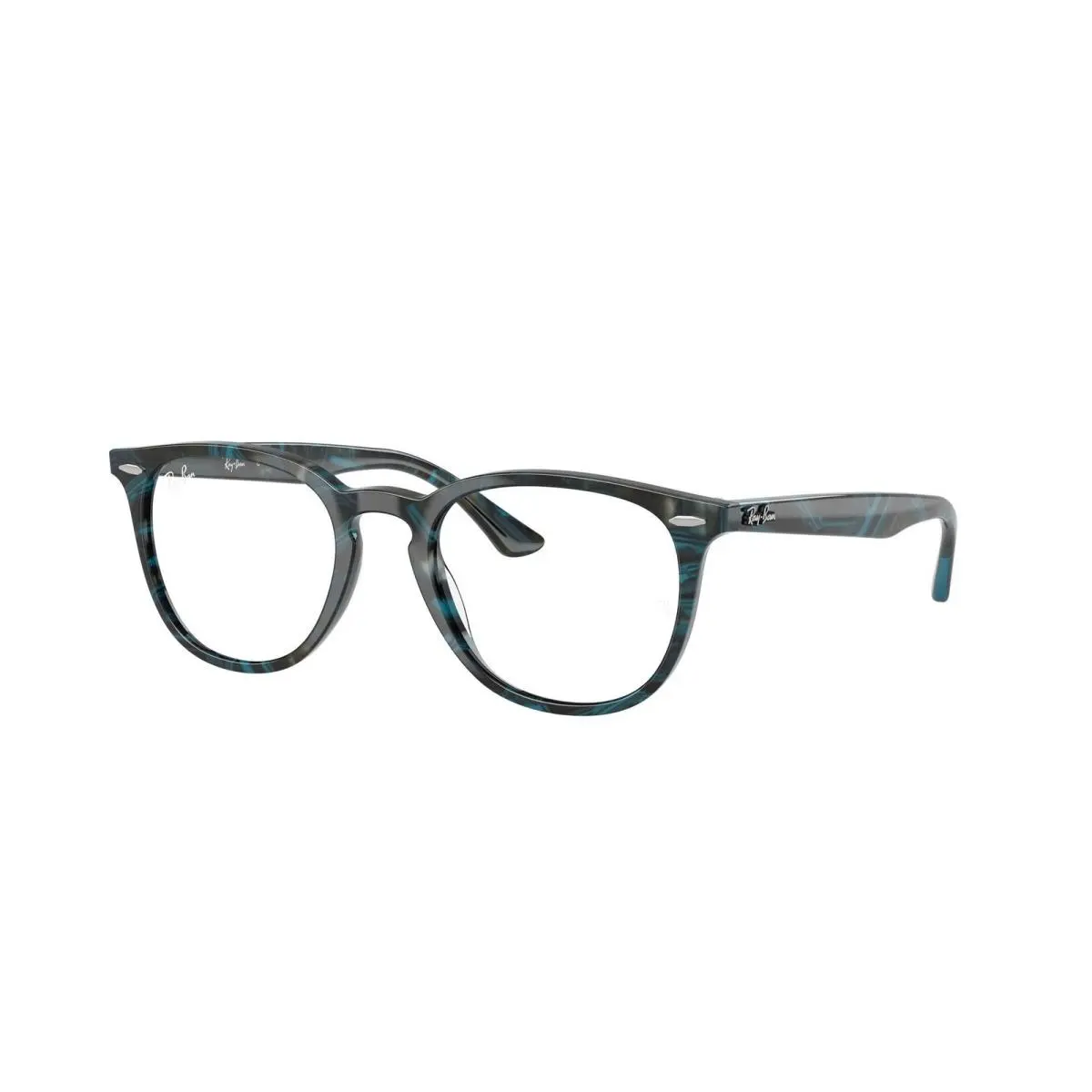 Ray-ban Optical RX 7159 Transp Fantasy Blu/gray 8394 Size 50 Eyeglasses by Ray-Ban