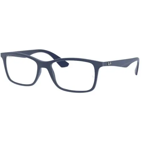 Ray-ban Optical RX 7047 Matte Transparent Blue 5450 Size 56 Eyeglasses