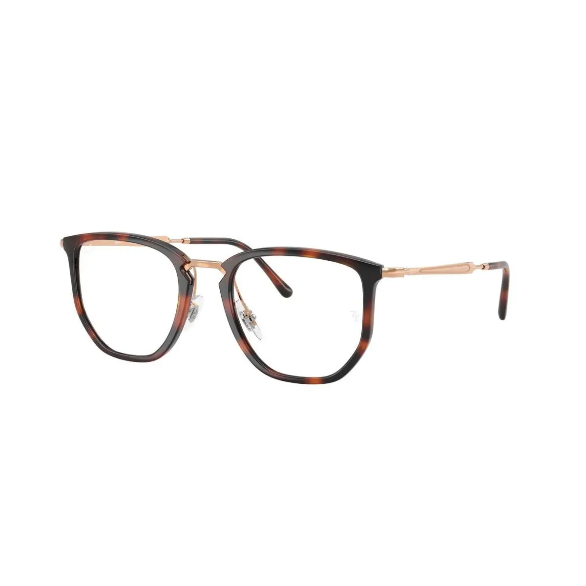 Ray-ban Optical RX 4451 V Striped Havana Demo Lens 5687 Size 53 Eyeglasses by Ray-Ban