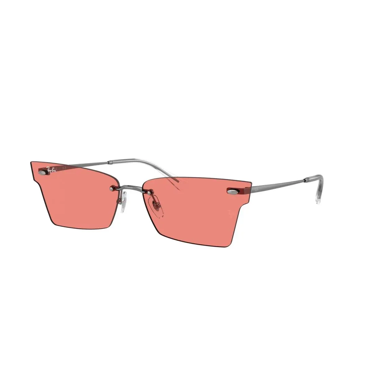 Ray-ban RB 3730 Xime Gunmetal Pink 004/84 Size 64 Sunglasses by Ray-Ban