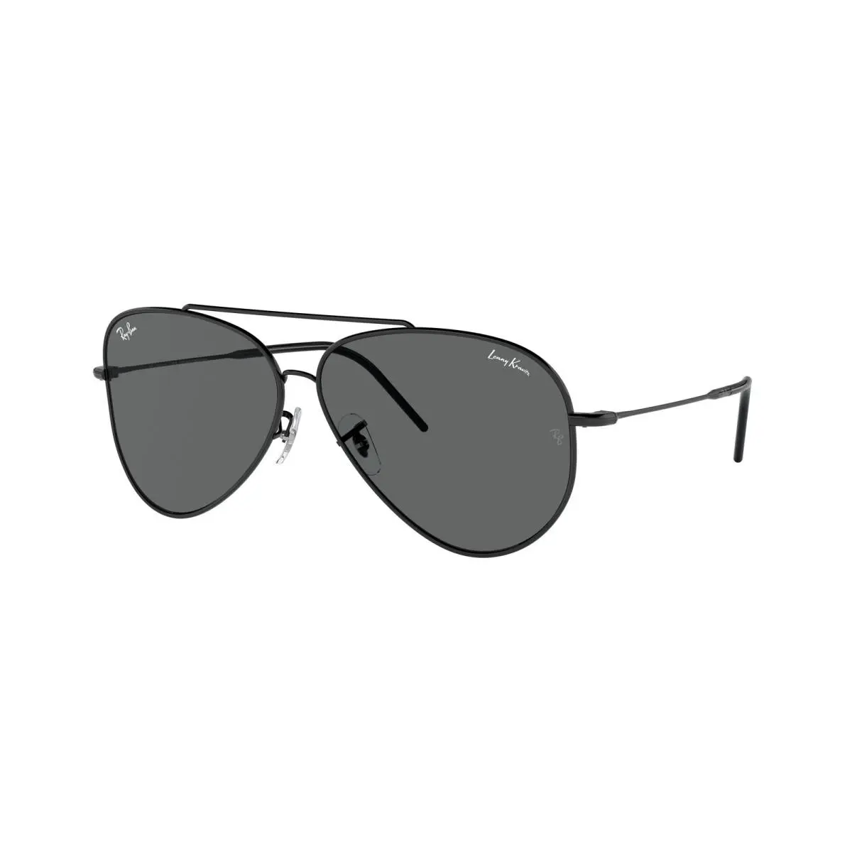 Ray-ban Rbr 101 S Aviator Reverse Black Dark Gre 002/GR Size 59 Sunglasses by Ray-Ban