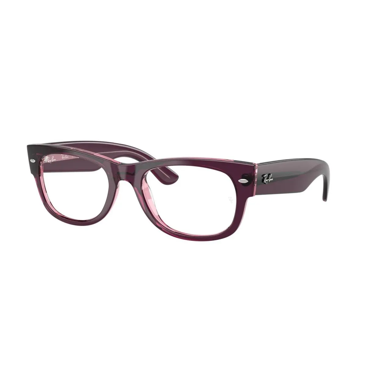 Ray-ban Optical RX 0832 VF Violet On Transparent Pink 8364 Size 52 Eyeglasses
