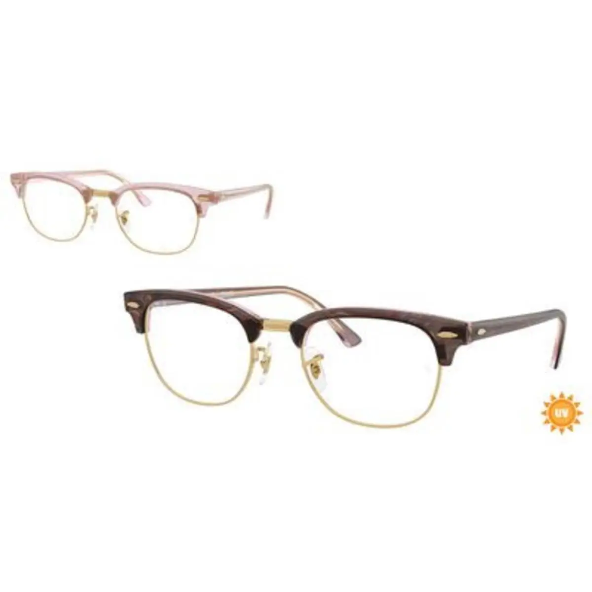 Ray-ban Optical RX 5154 Photo Waves Purple / Demo Lens 8292 Size 53 Eyeglasses by Ray-Ban