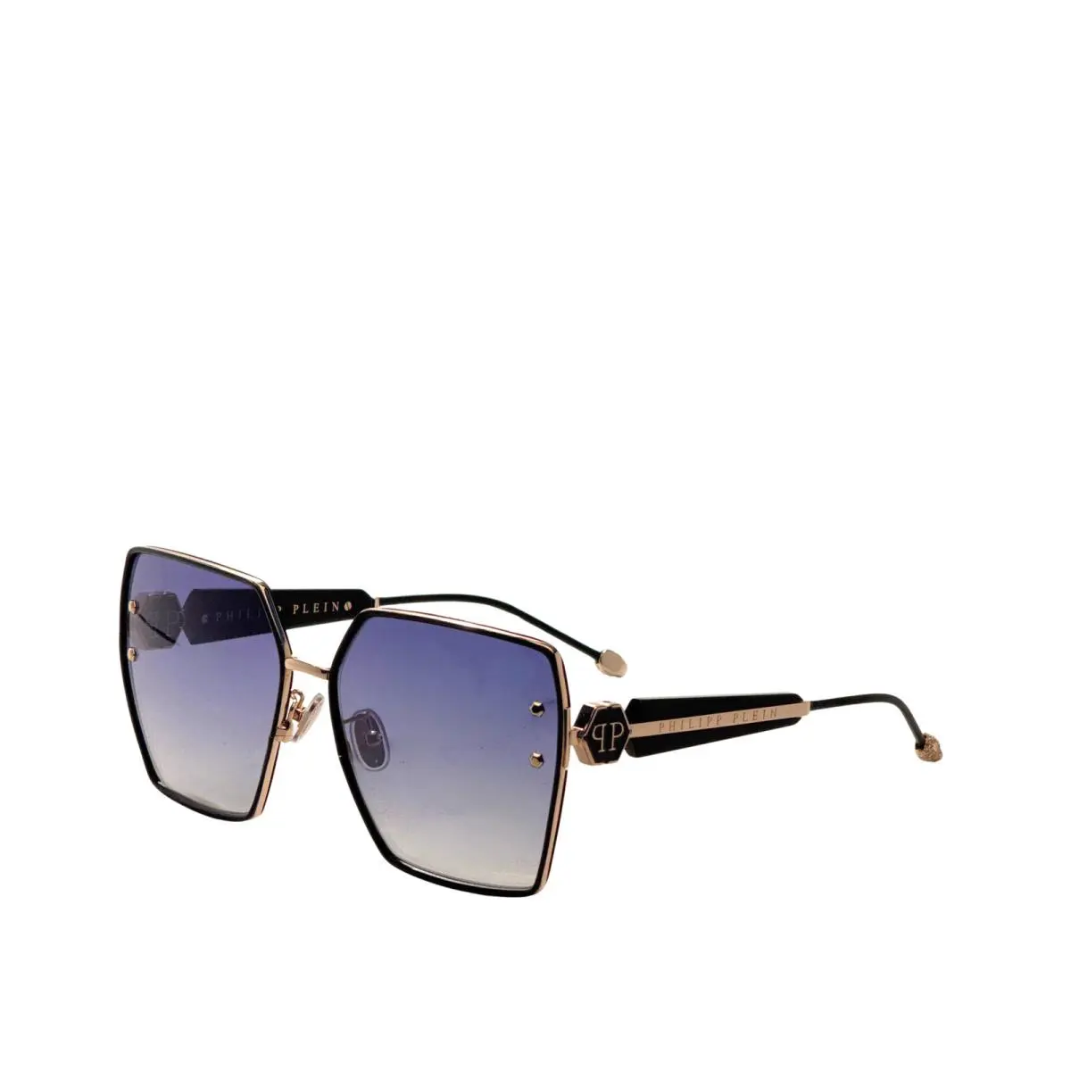 Women`s 64mm Rose Gold Sunglasses SPP122V640300 by Philipp Plein