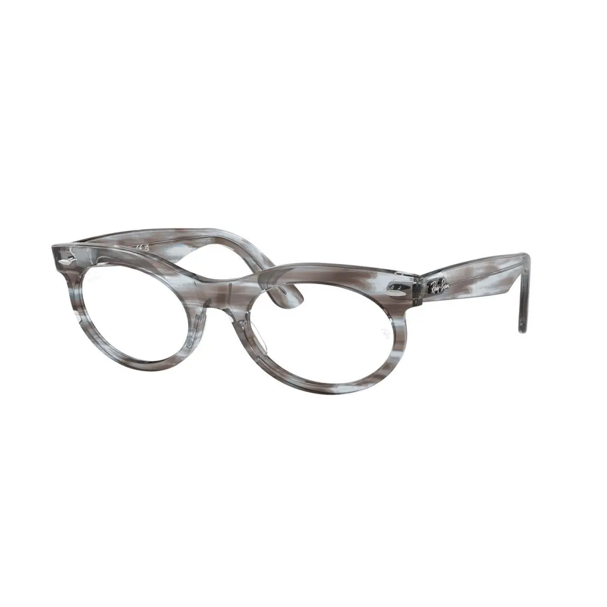 Ray-ban Optical RX 2242 VF Striped Transparent Blue 8361 Size 53 Eyeglasses by Ray-Ban