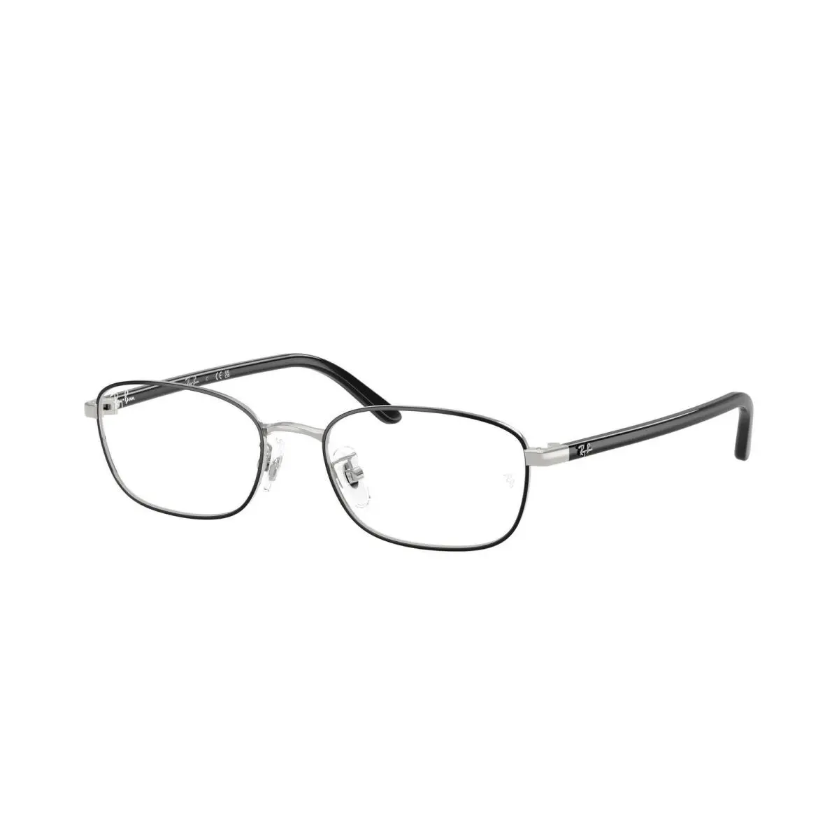 Ray-ban Optical RX 6551 D Black On Silver / Demo Lens 2861 Size 53 Eyeglasses by Ray-Ban