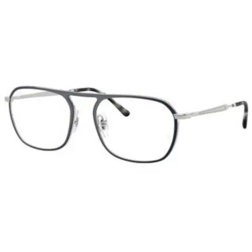 Ray-ban Optical RX 6548 Matte Blu On Silver / Demo Lens 3016 Size 53 Eyeglasses by Ray-Ban