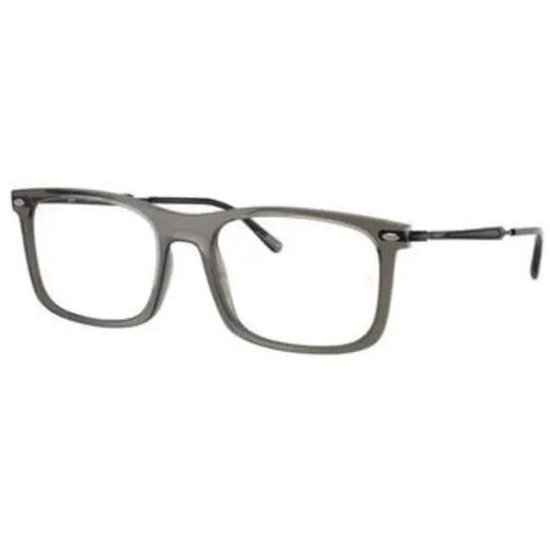 Ray-ban Optical RX 7260 F Transparent Grey Demo Lens 8463 Size 54 Eyeglasses by Ray-Ban