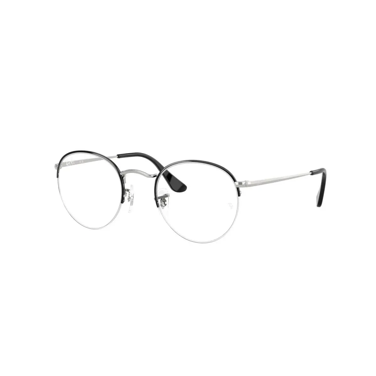 Ray-ban Optical RX 3947 V Black On Silver / Demo Lens 3183 Size 53 Eyeglasses by Ray-Ban