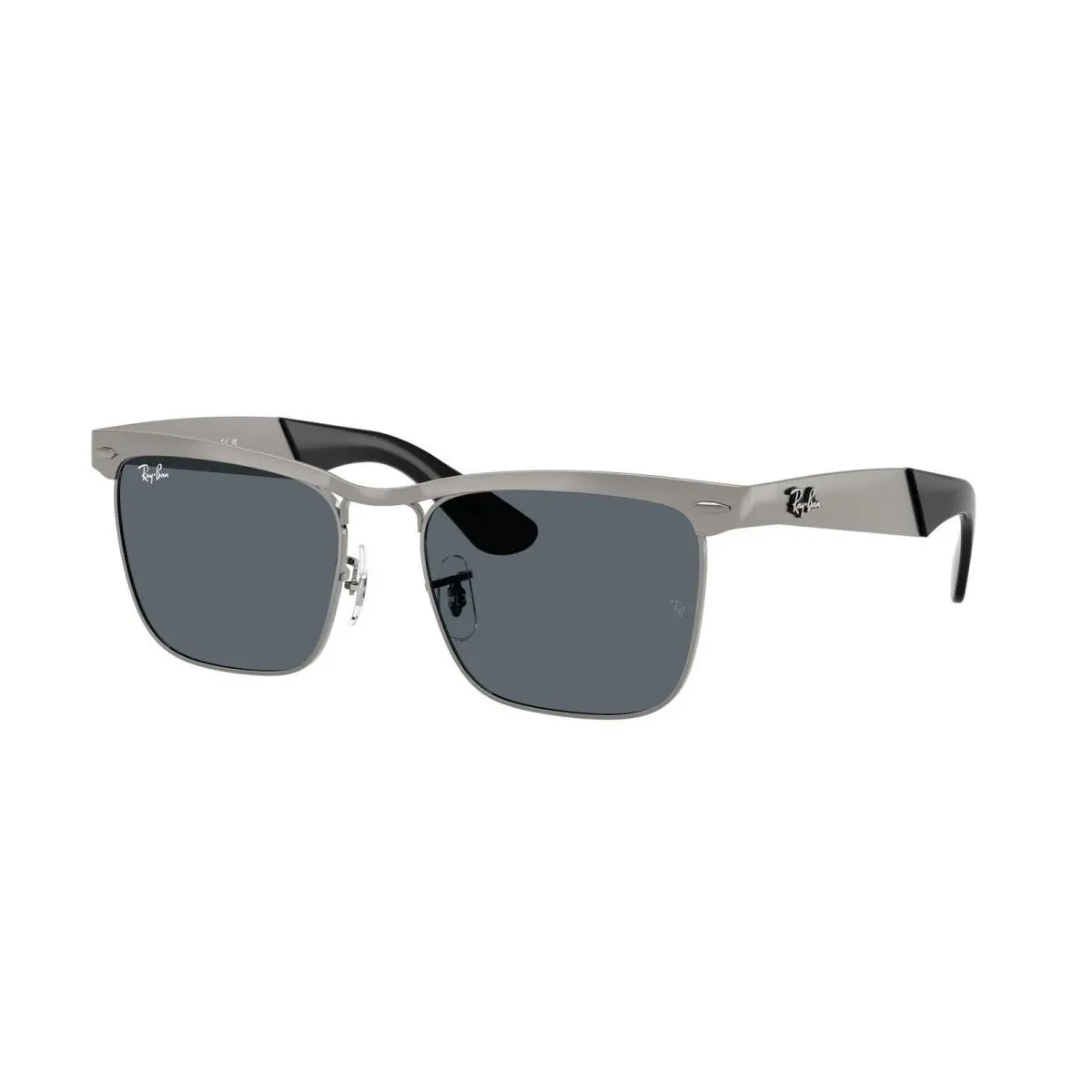 Ray-ban RB 3875 Sandblasted Gunmetal On Gunme / Blue 029/R5 Size 56 Sunglasses by Ray-Ban