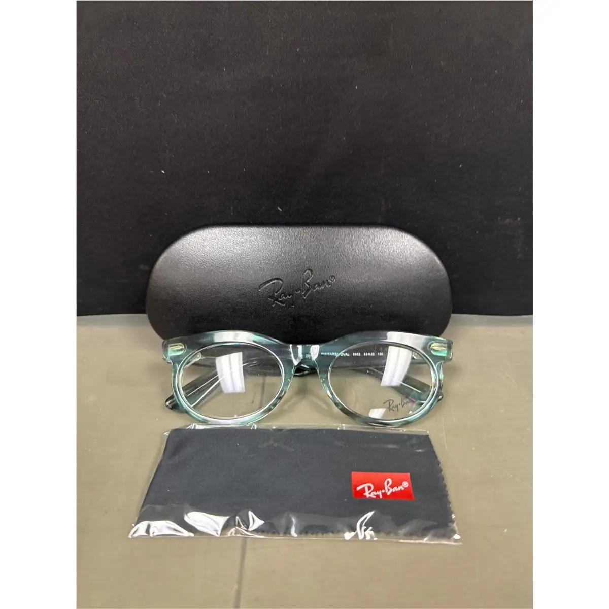 Ray-ban RX2242VF Wayfarer Oval Asian Fit 8362 Demo Lense 1