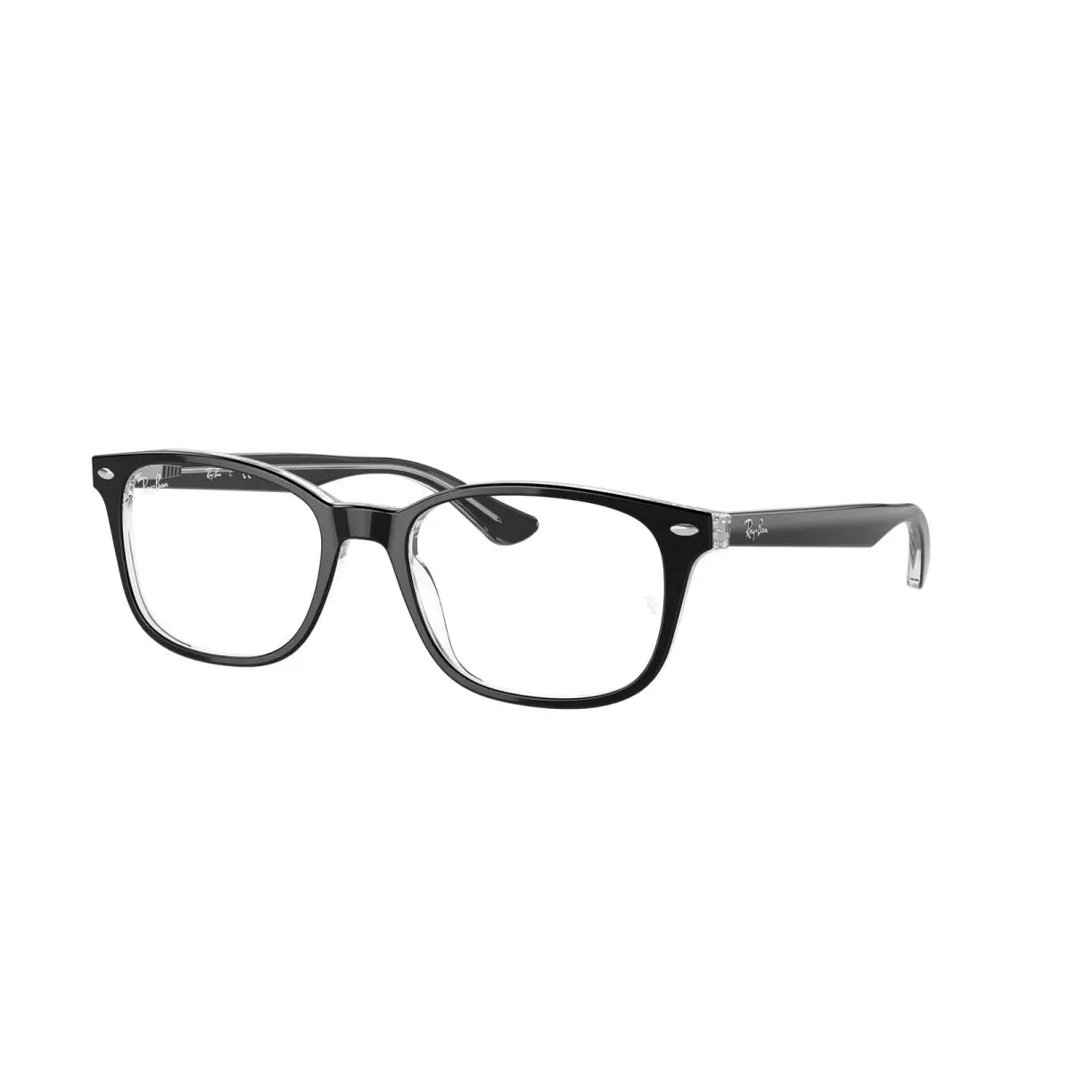 Ray-ban Optical RX 5375 Black On Transparent / Demo Lens 2034 Size 56 Eyeglasses by Ray-Ban