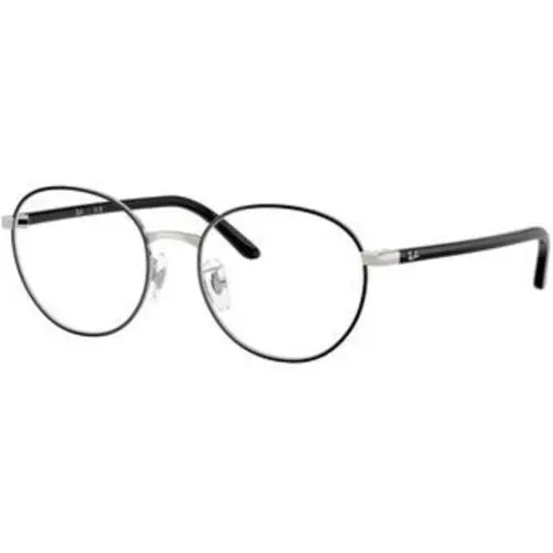 Ray-ban Optical RX 6538 D Black On Silver / Demo Lens 2861 Size 53 Eyeglasses by Ray-Ban
