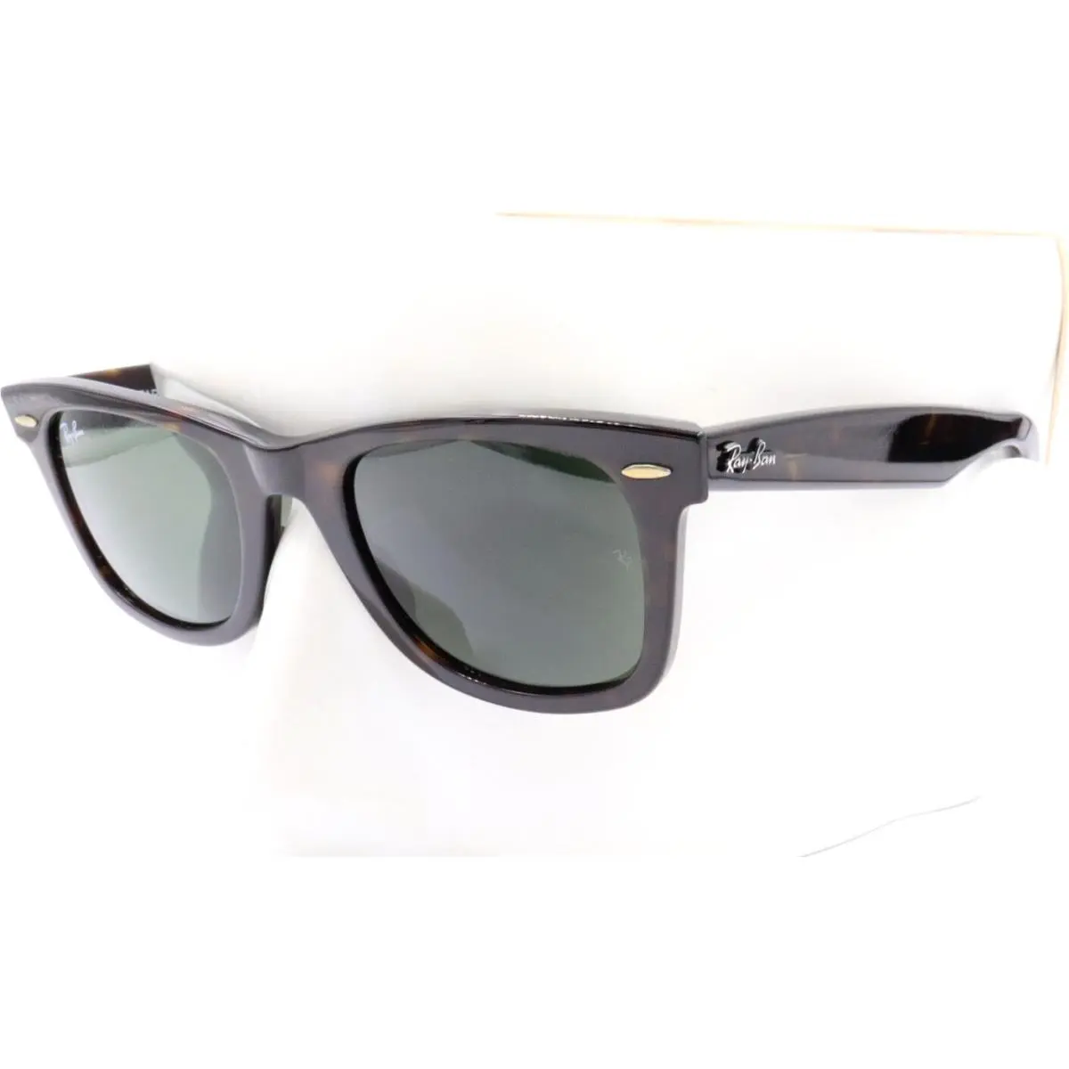 Ray-ban Wayfarer Havana Classic Green Rx. Sunglasses RB2140 135931 50