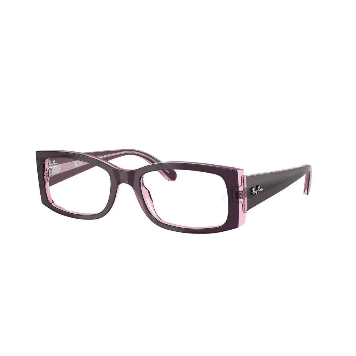 Ray-ban Optical RX 5434 Violet On Transparent Pink 8364 Size 52 Eyeglasses by Ray-Ban