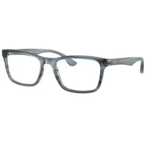 Ray-ban Optical RX 5279 Striped Blue Demo Lens 8456 Size 57 Eyeglasses by Ray-Ban