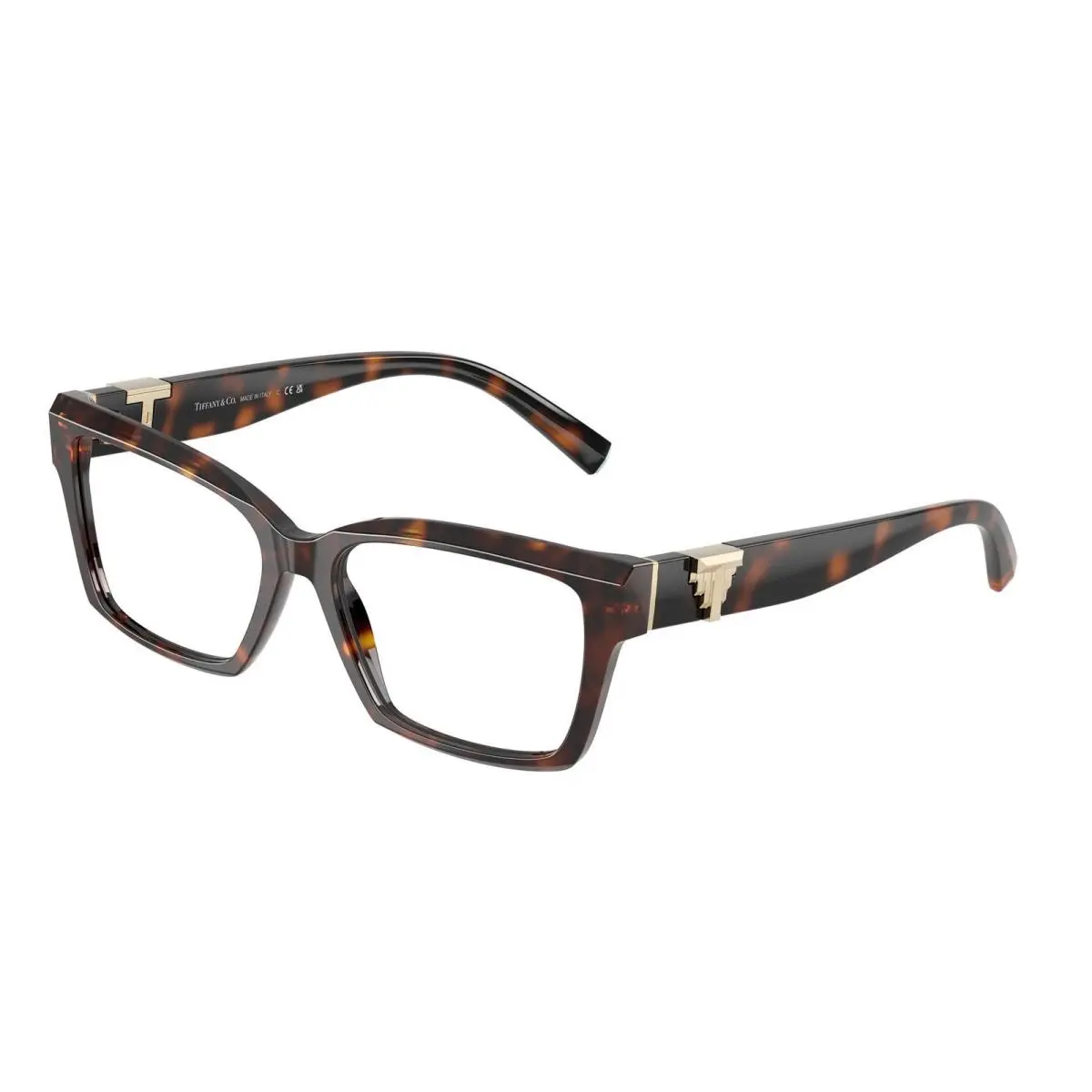Tiffany TF 2267 Havana Demo Lens 8015 Size 52 Eyeglasses by Tiffany & Co.