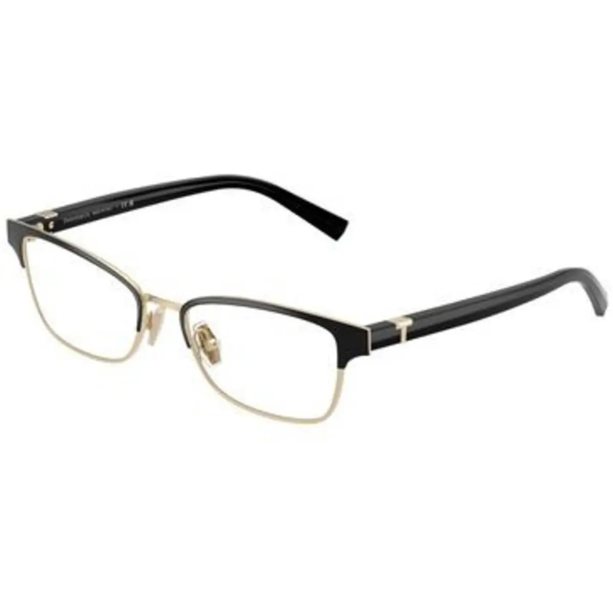 Tiffany TF 1168 Black On Pale Gold / Demo Lens 6164 Size 53 Eyeglasses by Tiffany & Co.