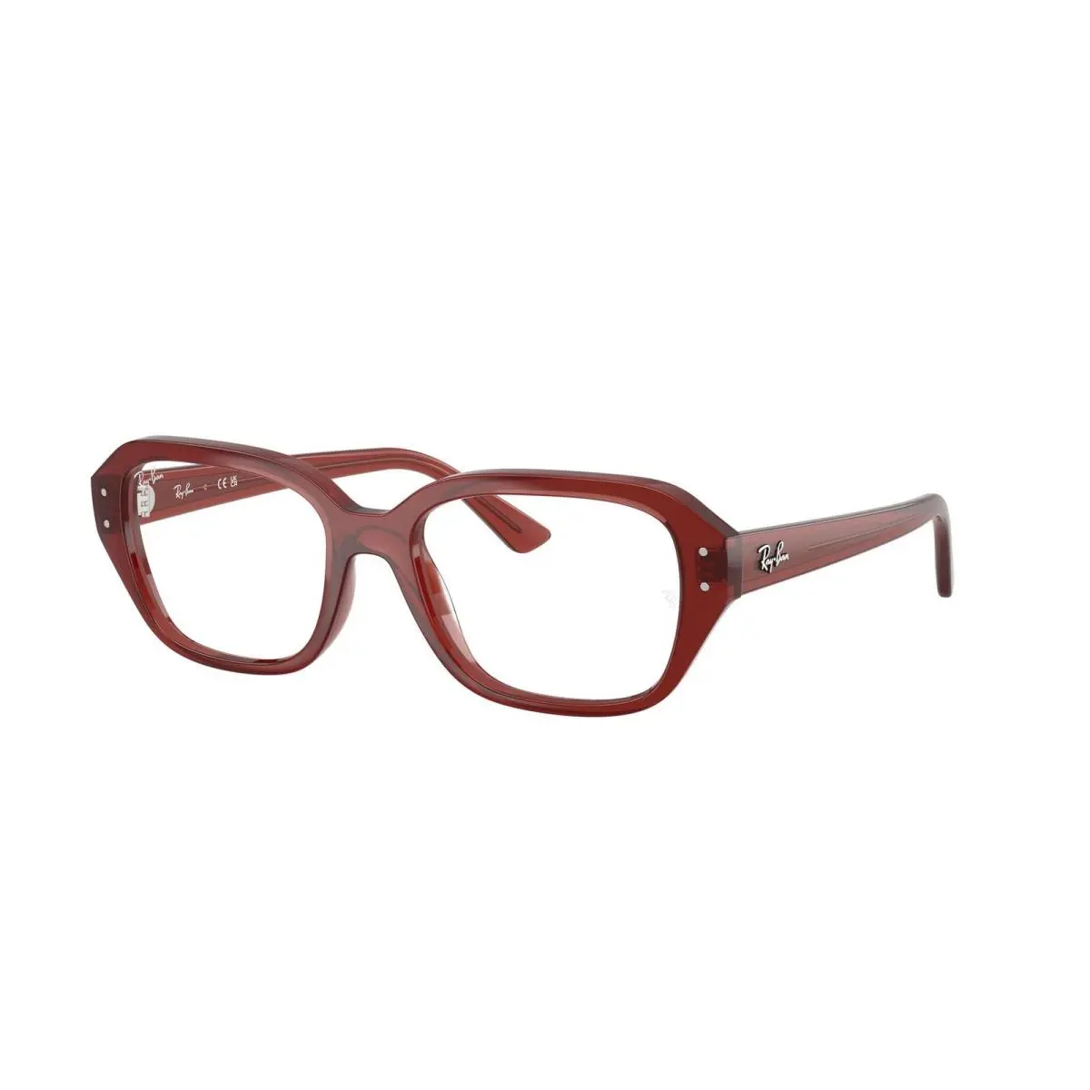Ray-ban Optical RX 7258 F Rusty Brown / Demo Lens 8436 Size 51 Eyeglasses by Ray-Ban