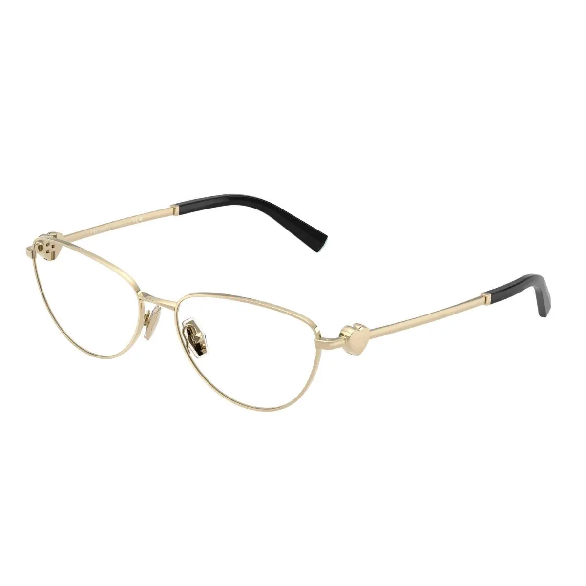 Tiffany TF 1164 B Pale Gold Demo Lens 6021 Size 56 Eyeglasses by Tiffany & Co.
