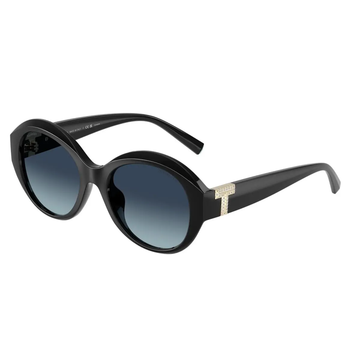 Tiffany TF 4227 BU Black / Blue Gradient Polar 80014U Size 53 Sunglasses by Tiffany & Co.
