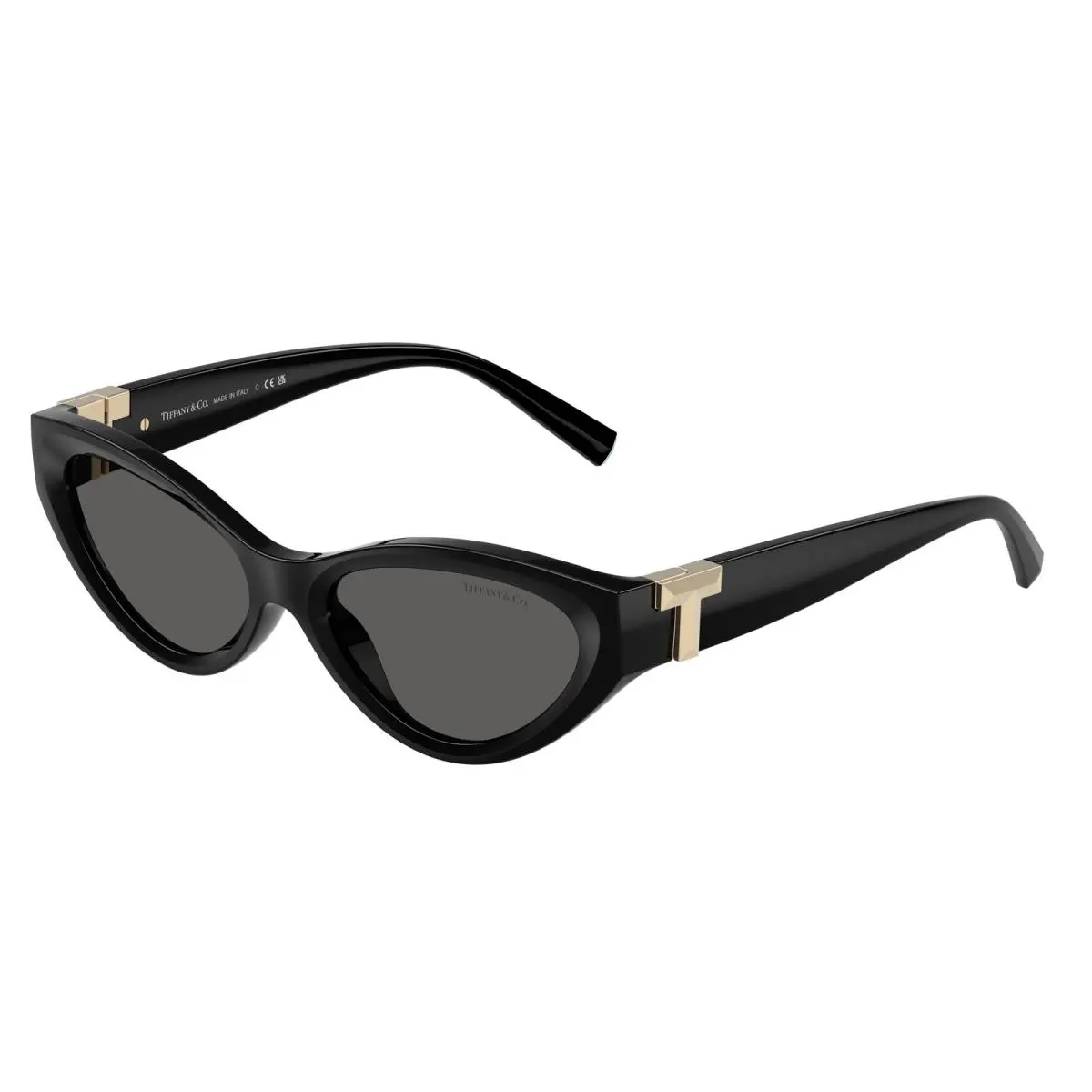 Tiffany TF 4225 U Black / Dark Grey Polyamide Standard 8001S4 Size 54 Sunglasses by Tiffany & Co.