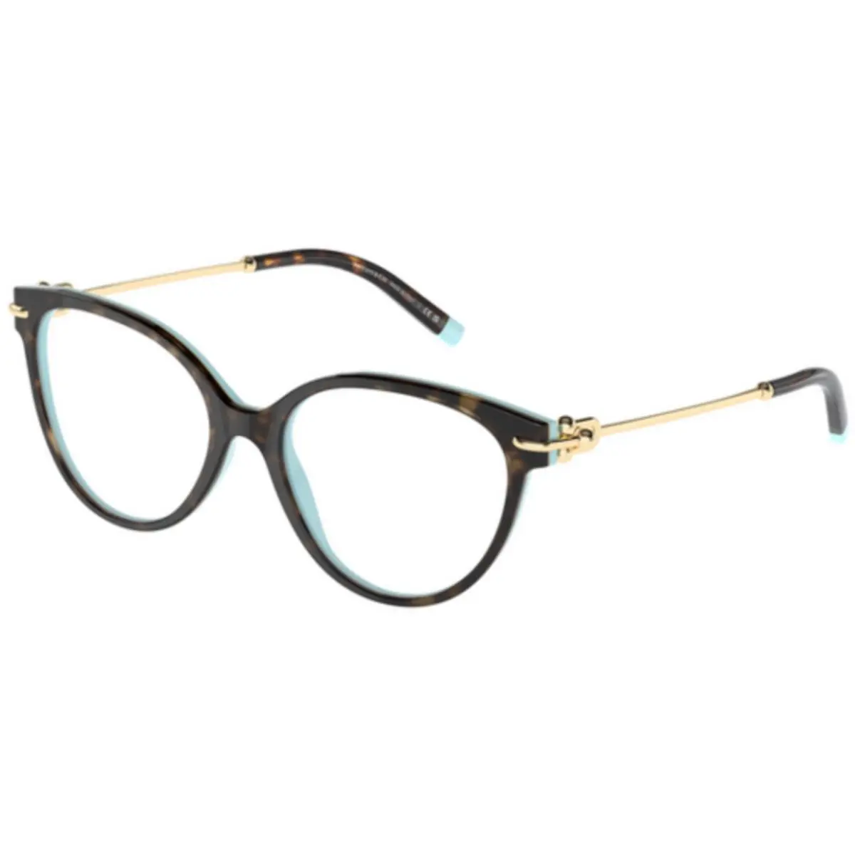 Tiffany TF 2217 Havana On Blue 8134 Size 53 Eyeglasses by Tiffany & Co.