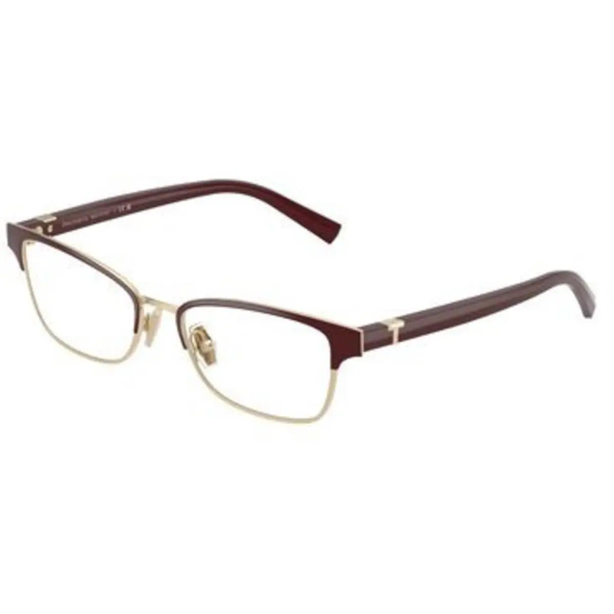 Tiffany TF 1168 Burgundy On Pale Gold / Demo Lens 6185 Size 53 Eyeglasses by Tiffany & Co.