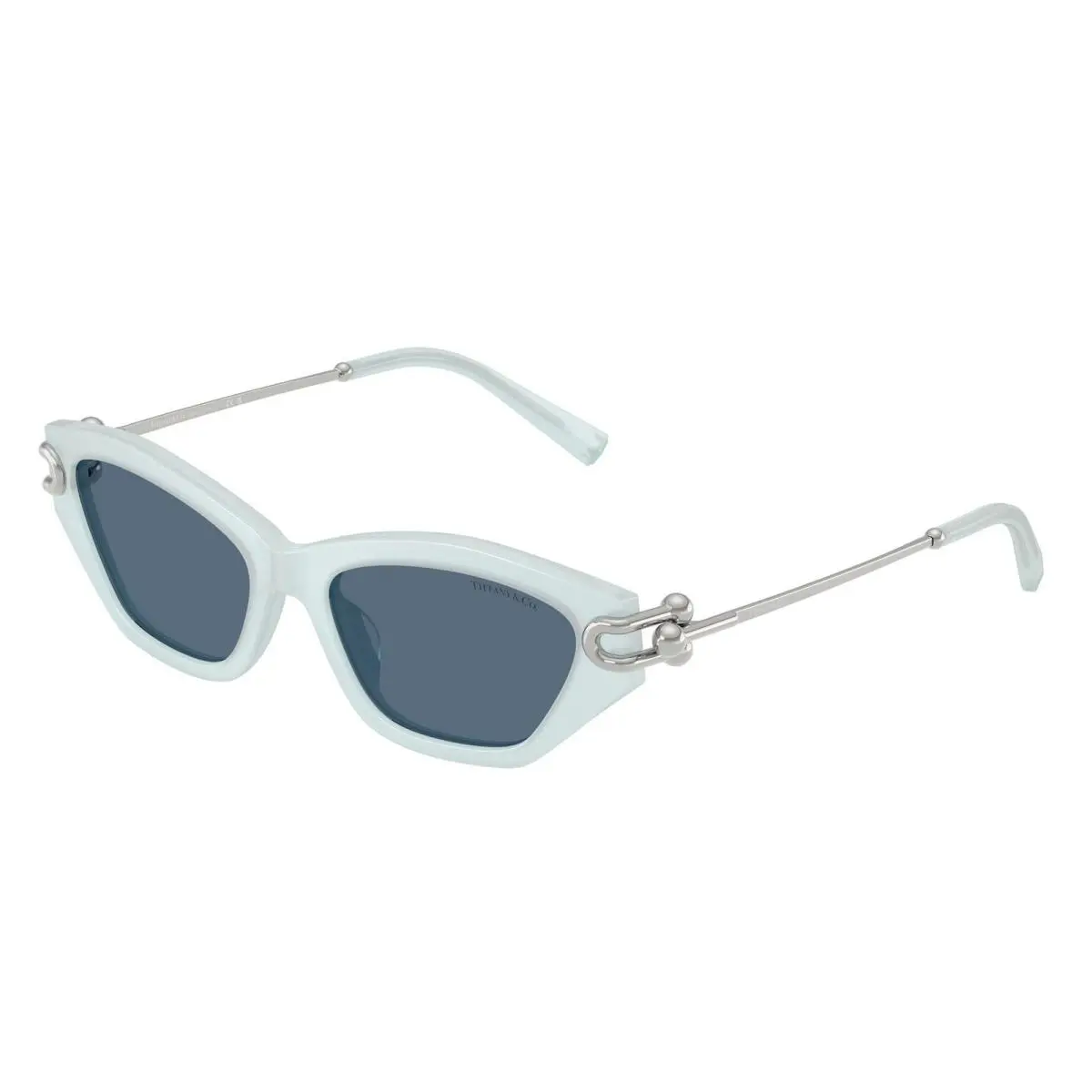 Tiffany TF 4231 U Frosted Pale Sapphire / Dark Blue 843680 Size 53 Sunglasses by Tiffany & Co.